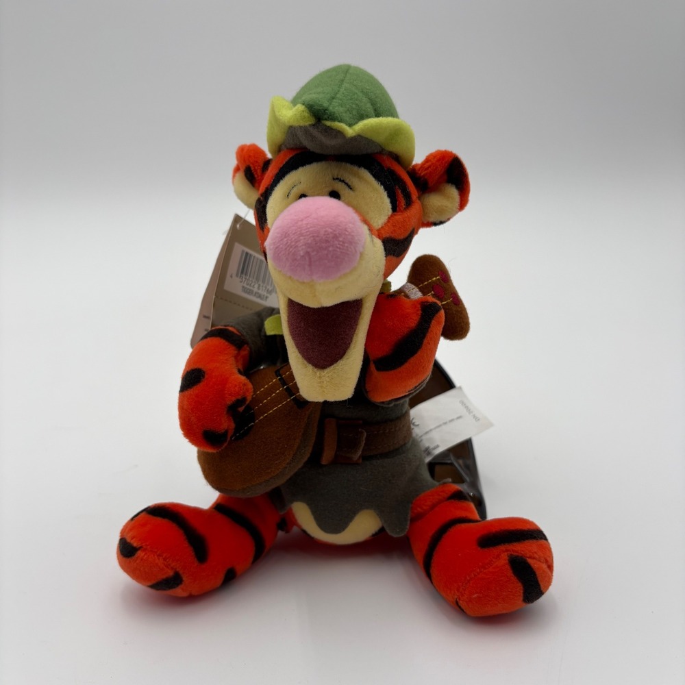 Disney Europe Tigger A'Dale 8" Plush Toy The Disney Sstore Green Hat Small